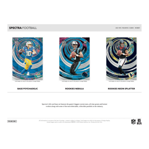 2023 Panini Spectra Football Hobby Box - Image 3