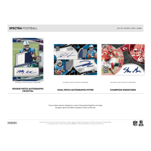 2023 Panini Spectra Football Hobby Box - Image 4