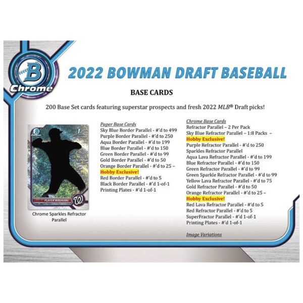 2022 Bowman Draft Baseball Jumbo Hobby Box - Image 2