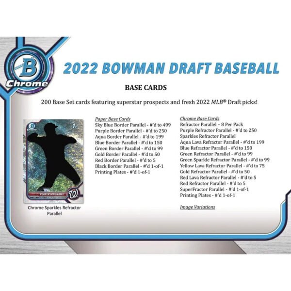 2022 Bowman Draft Baseball Super Jumbo Hobby Box - Image 4