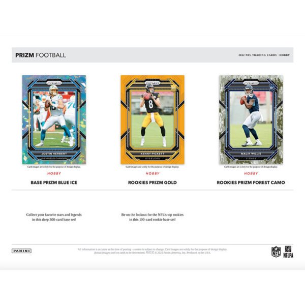 2022 Panini Prizm Football Hobby Box - Image 3