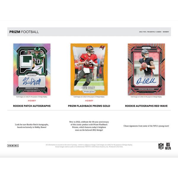 2022 Panini Prizm Football Hobby Box - Image 2