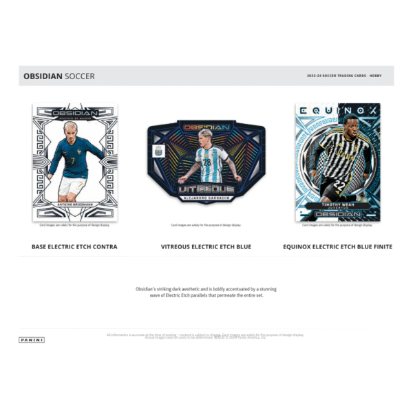 2023/24 Panini Obsidian Soccer Hobby Box - Image 3