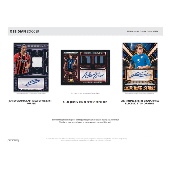 2023/24 Panini Obsidian Soccer Hobby Box - Image 6