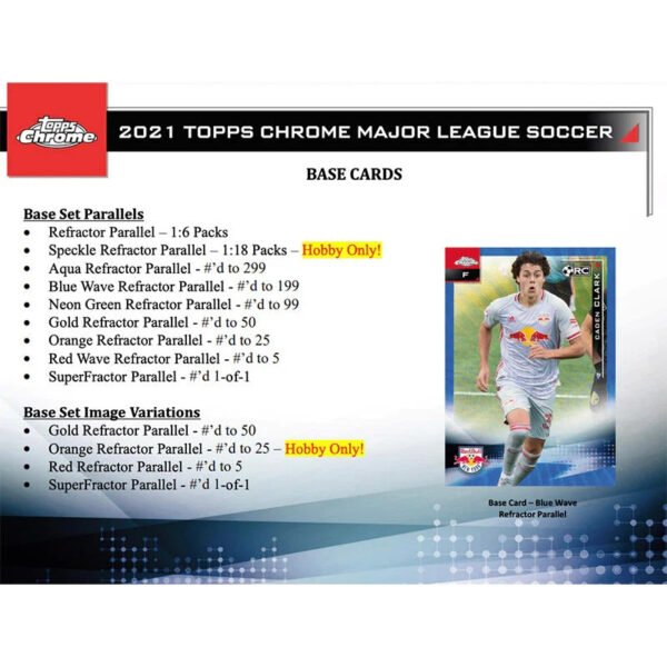 2021 Topps Chrome MLS Soccer Hobby Case (12ct) - Image 4